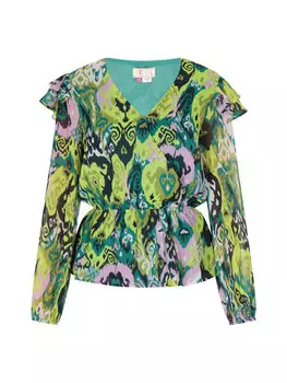 Блуза IZIA, цвет grn mehrfarbig