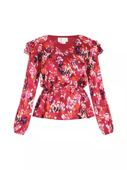 Блуза IZIA, цвет pink mehrfarbig