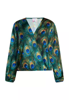 Блуза IZIA, цвет Trkis Mehrfarbig