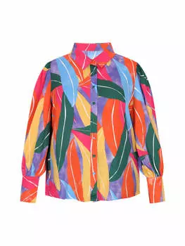 Блуза IZIA Plus Size Blouse, разноцветный