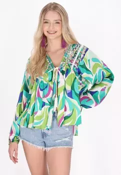 Блуза IZIA, светло-голубой