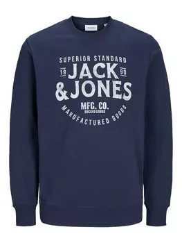 Блуза Jack & Jones JJJEANS SWEAT O-NECK, синий