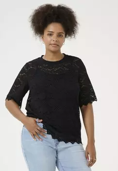 Блуза JAIDA Kaffe Curve, черный