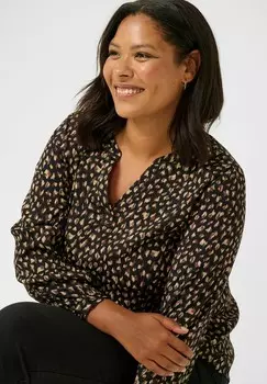 Блуза JALU Kaffe Curve, черный