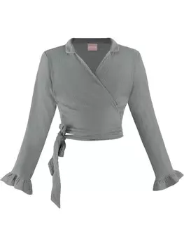 Блуза Janice Chalandri, светло-серый