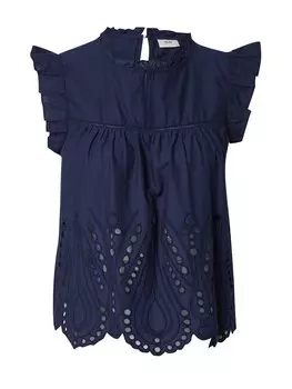 Блуза JDY JDYMILEY, темно-синий