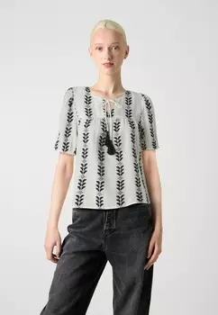 Блуза JDYELLY JAQUARD JDY, кремовый