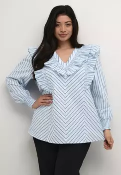 Блуза JERRIA Kaffe Curve, синий
