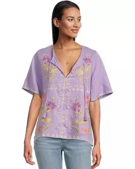 Блуза Johnny Was Ruffle Sleeve Field Blouse, цвет Bougainvillea