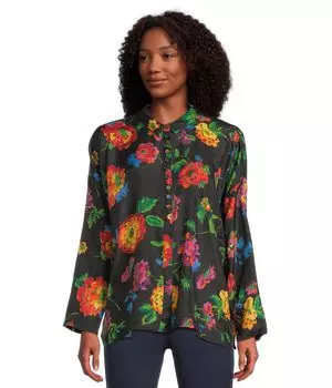 Блуза Johnny Was Slim Audrey Blouse, цвет Amatista