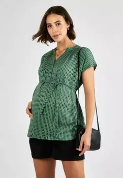 Блуза JoJo Maman Bb, зеленый