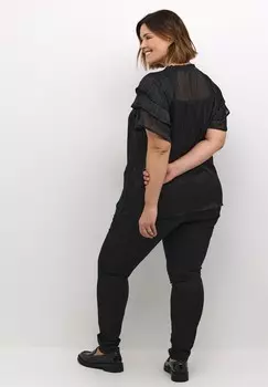 Блуза JOLA Kaffe Curve, черный