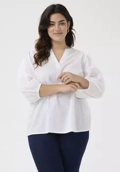 Блуза JOLISA Kaffe Curve, молочный