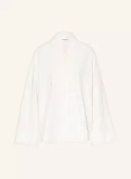 Блуза кади оверсайз из льна Holzweiler, белый