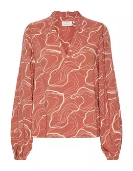 Блуза Kaffe Blouse Cajsa, красный