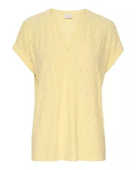 Блуза Kaffe Blouse Rachel, светло-желтый
