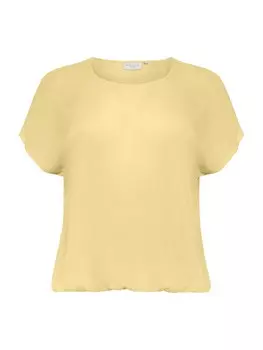 Блуза Kaffe Curve AMI STANLEY, светло-желтого