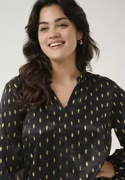 Блуза Kaffe Curve, черный