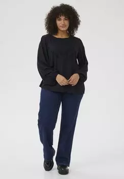 Блуза Kaffe Curve, черный