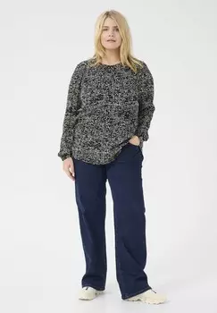 Блуза Kaffe Curve, черный
