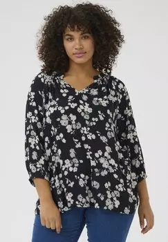 Блуза Kaffe Curve, черный
