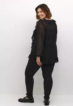 Блуза Kaffe Curve, черный