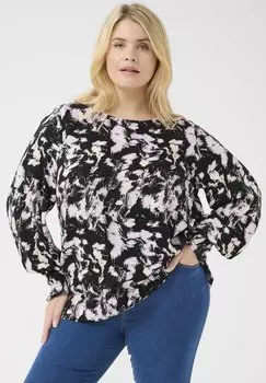 Блуза Kaffe Curve, черный