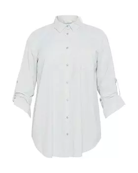 Блуза KAFFE CURVE KCNana, пастельный синий