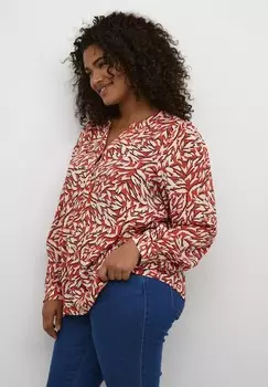 Блуза Kaffe Curve, красный