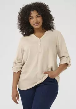 Блуза Kaffe Curve, песочный