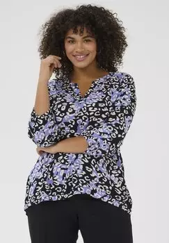 Блуза Kaffe Curve, синий