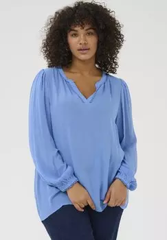 Блуза Kaffe Curve, синий