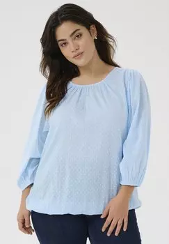 Блуза Kaffe Curve, синий