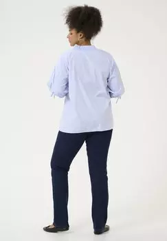 Блуза Kaffe Curve, светло-голубой