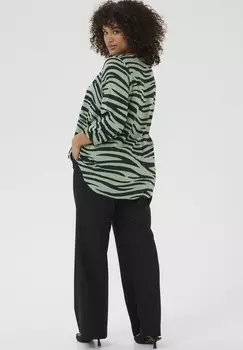Блуза Kaffe Curve, зеленый
