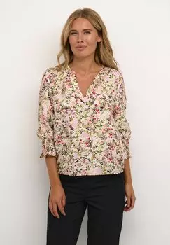 Блуза Kaffe, цвет pink red petit fleur