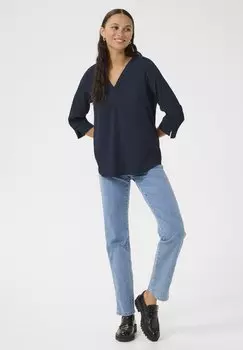 Блуза Kaffe, темно-синий
