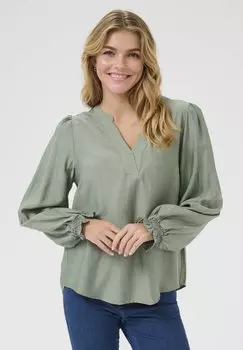 Блуза Kaffe, зеленый