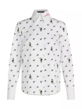 Блуза Karl Lagerfeld Disney x Karl Lagerfeld, белый