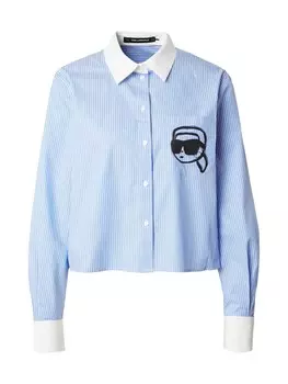 Блуза Karl Lagerfeld IKON, светло-синий