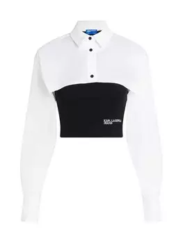 Блуза KARL LAGERFELD JEANS, черный