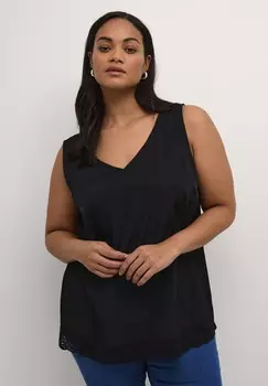 Блуза KCALANA Kaffe Curve, пестрый черный