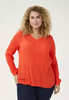 Блуза KCAMI Kaffe Curve, красный