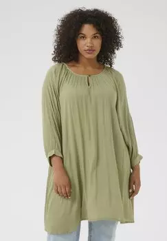 Блуза KCAMI Kaffe Curve, зеленый