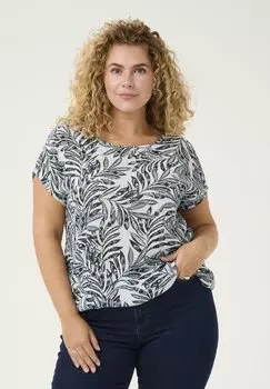 Блуза KCAMI STANLEY Kaffe Curve, синий