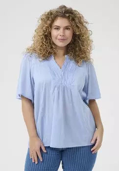 Блуза KCKARLIA Kaffe Curve, синий