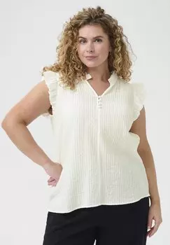 Блуза KCLYANA Kaffe Curve, кремовый
