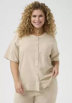 Блуза KCPAULA Kaffe Curve, песочный