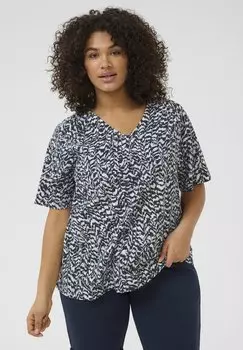 Блуза KCRAFIA Kaffe Curve, синий
