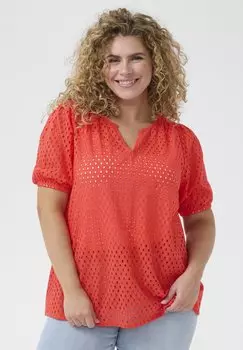 Блуза KCRUBIA Kaffe Curve, красный